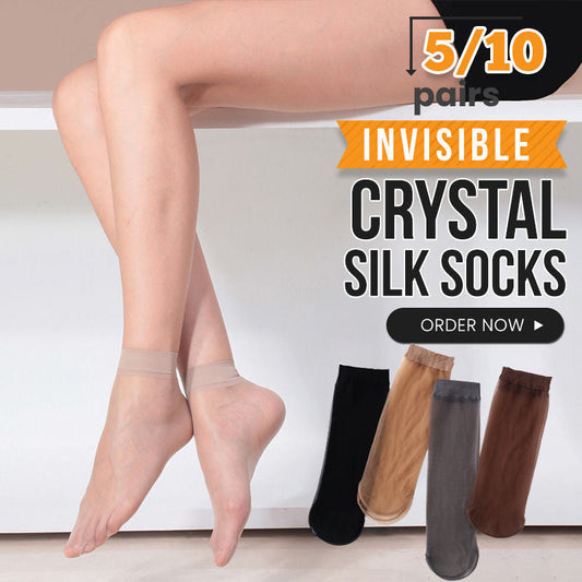 💕Spring New💕Invisible Crystal Silk Socks