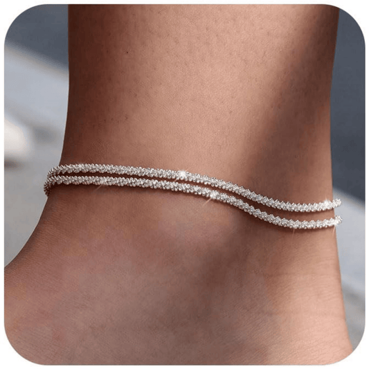 💕Buy 1 Get 1 Free💕Dainty Layered Waterproof Anklet