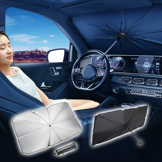 ✨Summer Hot Sale☀️Car Windshield Sun Shade Umbrella