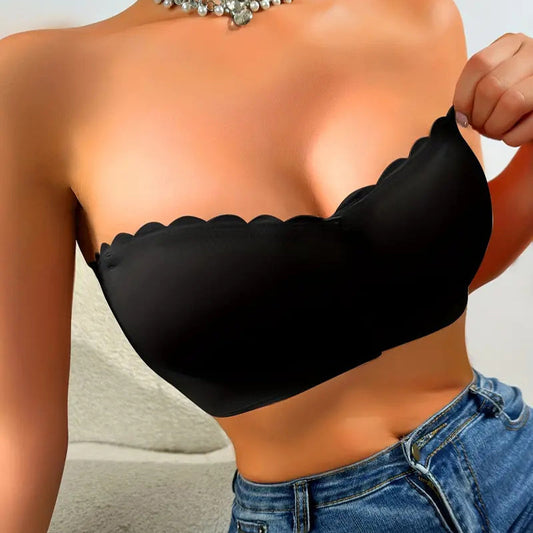 🔥 Last Day 50% OFF! 🔥Seamless Front Closure Strapless Bandeau Bra
