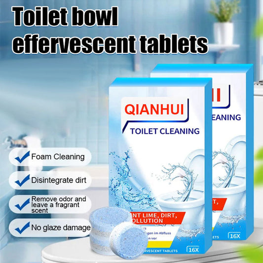 🎉Buy 2 Get 1 Free🔥Lemon Scent Toilet Bowl Cleaner Tablets