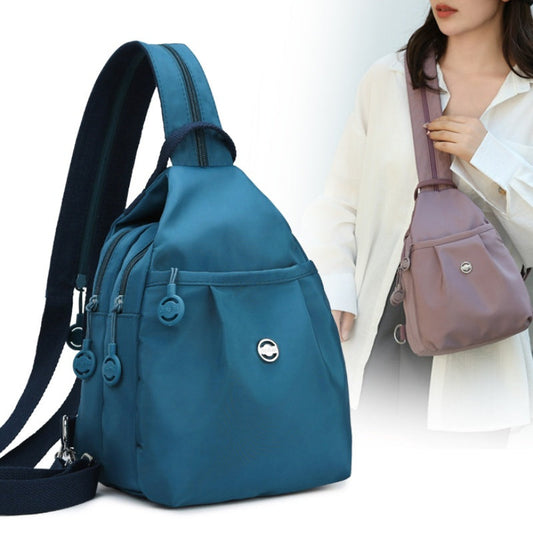 Multi-Pocket Convertible Backpack & Crossbody Bag