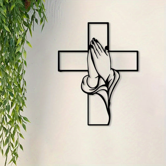 🎉Buy 2 Get 1 Free🎉Spiritual Home Decor Cross with Praying Hands