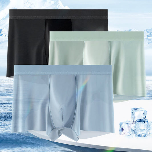 49% OFF🔥Best Discount - Men's Large Size Ice Silk Breathable Briefs