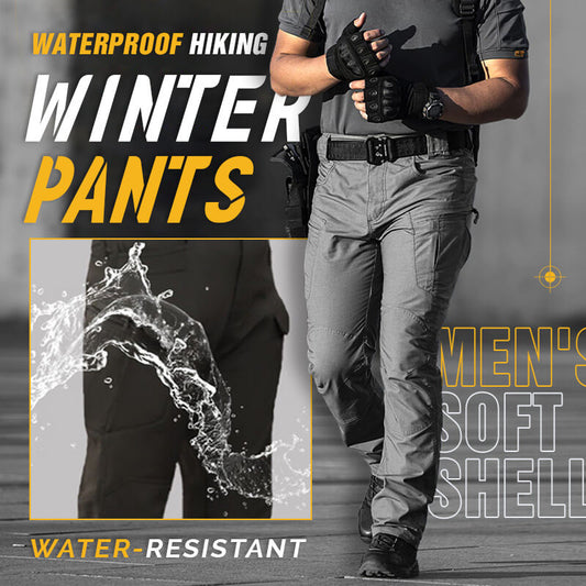 Men's Soft Shell Waterproof Hiking Winter Tactical Pants