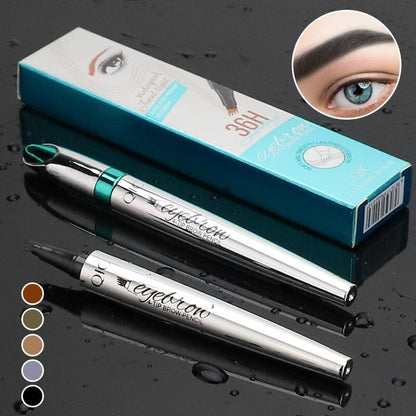 🔥BUY 1 GET 1 FREE🎉 2 PCS🎁High Quality 3D Waterproof Microblading Eyebrow Pen 4 Fork Tip Tattoo Pencil