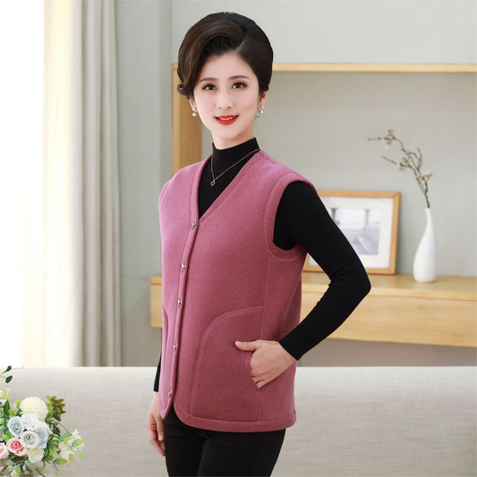Ideal Gift - Warm Button-Down Outerwear Vest
