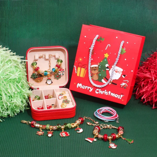 🎉The Best Christmas Gift For Children-🎀DIY Gorgeous Christmas Bracelet Set
