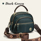 Classic Multifunctional Compartments Adjustable Wide Shoulder Strap PU Leather Crossbody Bag