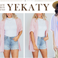 🌊2026 New Stylish Flowy Short Sleeve Cardigan