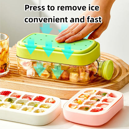 🧊Summer Hot Sale🔥Press-To-Cold Ice Cube Mold&Kettle