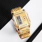 ⏳50% OFF🎁Men's Square Creative Dual-Movement Multifunctional Sports Watch