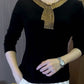 2025 Quality Winter Rhinestone Velvet Long Sleeve T Shirt