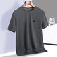 Men's Summer Ice Silk High Elasticity Casual Short Sleeve T-Shirt