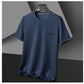 Men's Summer Ice Silk High Elasticity Casual Short Sleeve T-Shirt