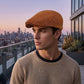 🧢Breathable Flat Cap with Adjustable Strap – Mesh Fabric, Classic Ivy Style & Built-in Sweatband🌞