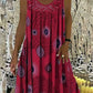 ⏳Time-Limited Special⏰Women Summer O-Neck Sleeveless Print Dress