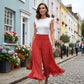 💖50% OFF🌺Women’s Flowy High Waist Wide-Leg Pants – Slimming, Comfy & Chic