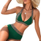V-neck Sexy Holiday Swimsuit with Slit