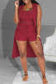 3-Piece Set including Knitted Top, Shorts and Cardigan