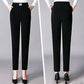 High Waist Straight Leg Plush Pants For Women