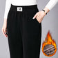 High Waist Straight Leg Plush Pants For Women