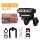 🚴50% OFF!✨Bicycle Headlight – 8 LED, Built‑in Horn, USB Rechargeable, Wired Remote Control 🔦