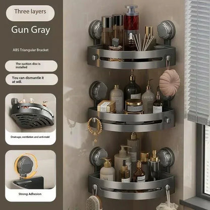 🔥Hot Sale 50% OFF🔥Corner Shower Storage Rack🚿Space-Saving & Easy to Install, Perfect for Organizing Toiletries ✨