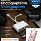 📱Transfer Camera Photos Straight to Your Phone – Pocket-Sized CF/SD/MicroSD Reader