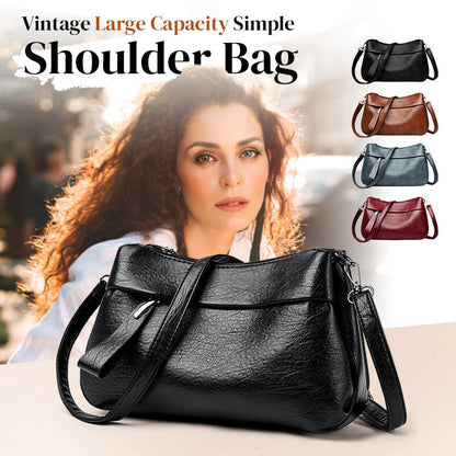 🔥Spring New🔥Vintage Large Capacity Simple Shoulder Bag