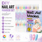 💅24-Color Dual-Tip Nail Art Pens – Easy DIY Nail Designs
