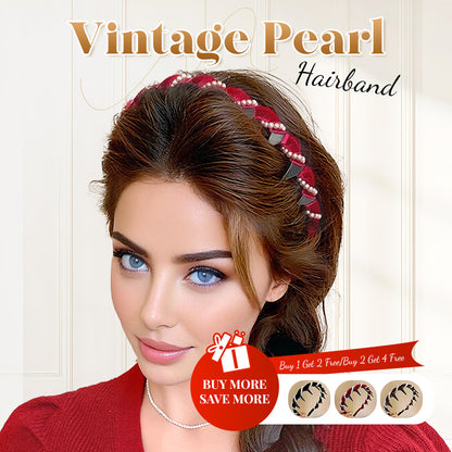 🔥Buy 1 Get 2 Free🔥Vintage High Cranium Artificial Pearl Hairband