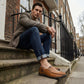 👞Classic Men’s Slip-On Leather Shoes – Premium Calfskin, All-Day Comfort & Effortless Style