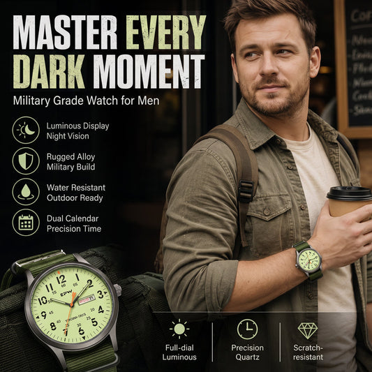 📢📢50% OFF !! ⏰Men's Quartz Watch with Luminous Display