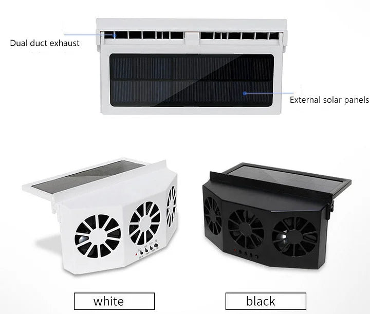 Autogenous Fan The New Solar Car Cooling Artifact [air circulation exhaust fan ...