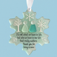 🌊Snowflake-Shaped Sea Glass Friendship Decor❄Shaped by Nature & Crafted by Hand!