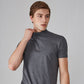 💎 50% OFF! 💎 Men's High Neck Slim Fit T-Shirt – Breathable, Figure-Flattering