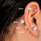 ✨Sparkling Diamond Ball Stud Earrings