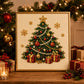 🦌Favorite for DIY lovers!💎Christmas Pearl & Rhinestone Painting Kit