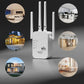 1200Mbps Dual Band (5GHz/2.4GHz) WiFi Extender Covers 10,000 sq. ft & 50 Devices
