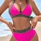 V-neck Sexy Holiday Swimsuit with Slit