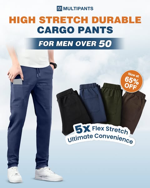 ⚡Black Friday Sale🏆MultiPants – High Stretch Multi-pocket Durable Cargo Pants