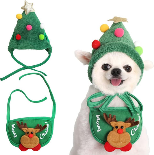 🎁Gift for Family Member🎅Adorable Christmas Tree Pom-Pom Hat