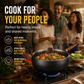 Uncoated Thick Iron Pot