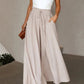 Solid Color High Waist Pants