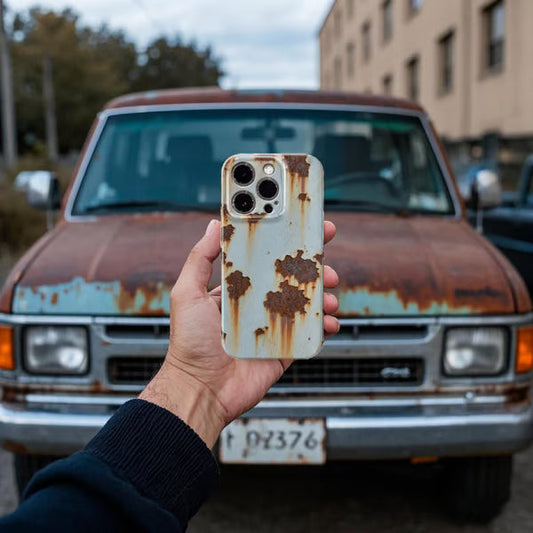 🔥2025 Hot Sale 🔩Vintage Rust Hard Case For iPhone