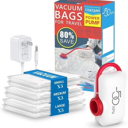 ✨️LIMITED SALE 50% OFF✨️Lightweight Travel Bags with USB Electric Pump