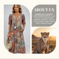 👗Safari Chic Leopard Dress