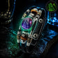 💥Last-Day Sale for $9.99☪️Glow-in-the-Dark Leather Zodiac Sign Bracelet For Men and Women (6.9/8.1 inches)♑️