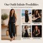📢 LIMITED TIME 50% OFF! 👗 Chic Draped Halter Neck Jumpsuit – Breathable Wide-Leg Silhouette & Elegant Day-to-Night Style ✨